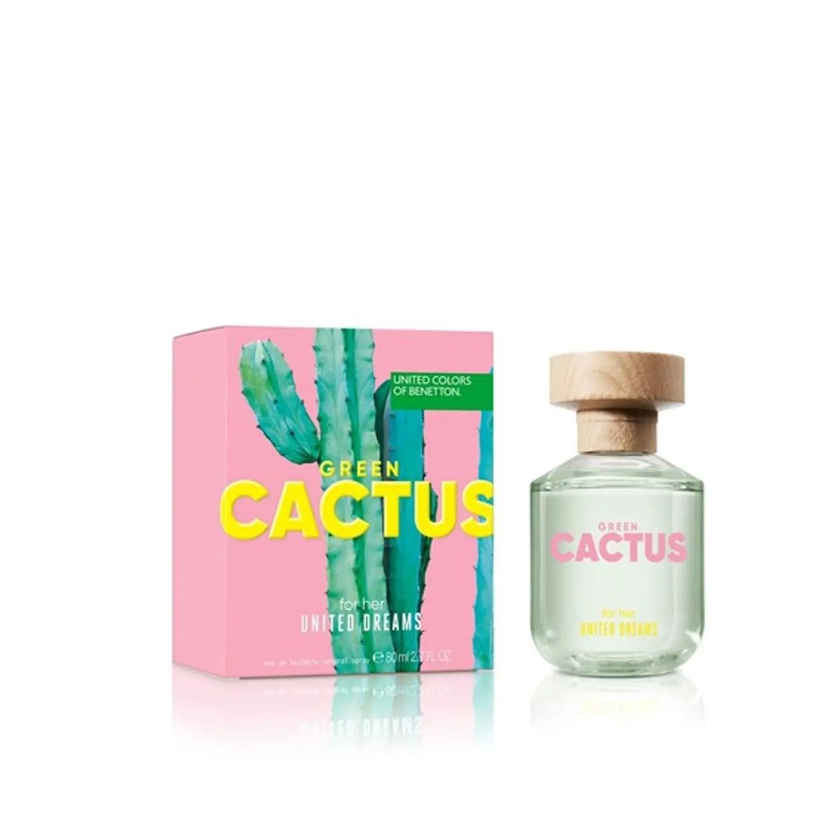 Benetton United Dreams Green Cactus Edt 80 ml MUJER
