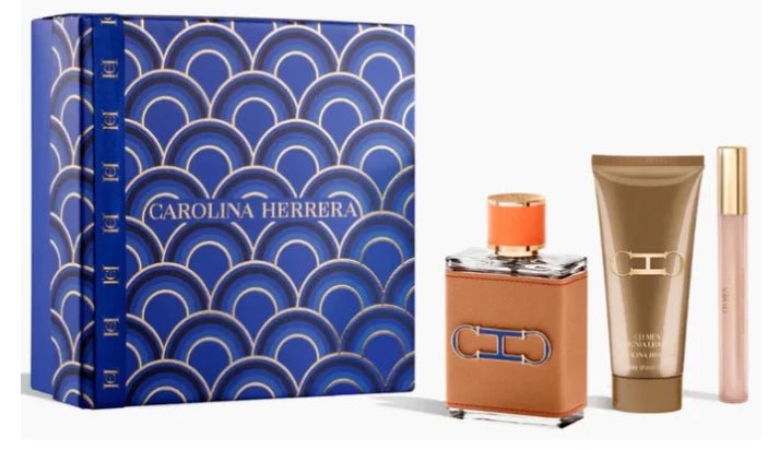 CAROLINA HERRERA PERFUME CH INSIGNIA LEATHER HOMBRE EDP 100 ML / 10 ML / SHAVE LOTION 100 ML ESTUCHE