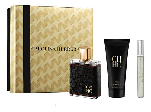 CAROLINA HERRERA PERFUME CH VARON EDT 100 ML / 10 ML / BALSAMO 100 ML ESTUCHE