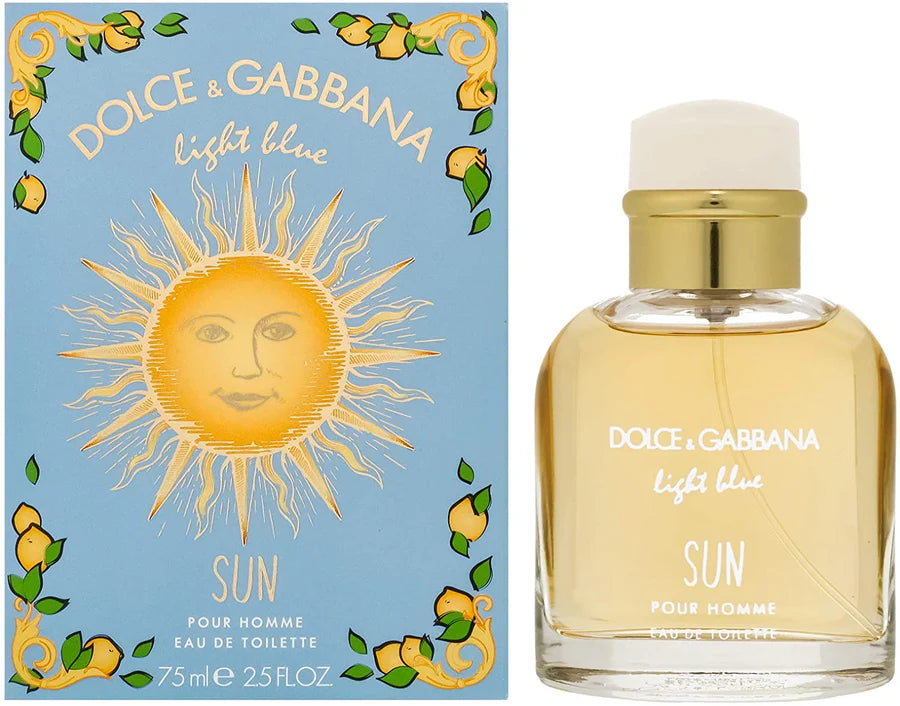 Dolce & Gabbana Light Blue Sun pour Homme EDT 75 ML (H)