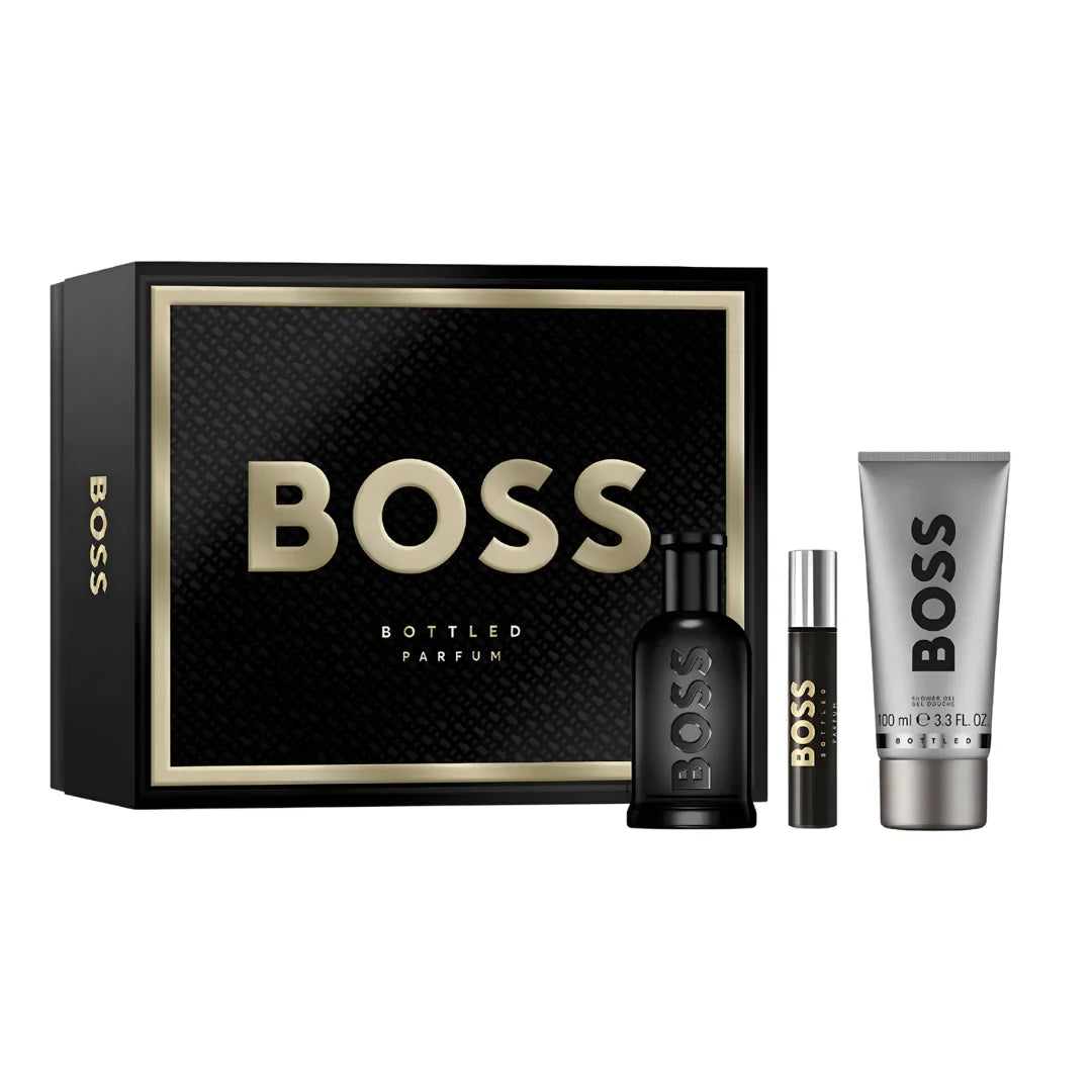 Hugo Boss Bottled Parfum Estuche 100 ml + 10 ml + Gel 100 ml