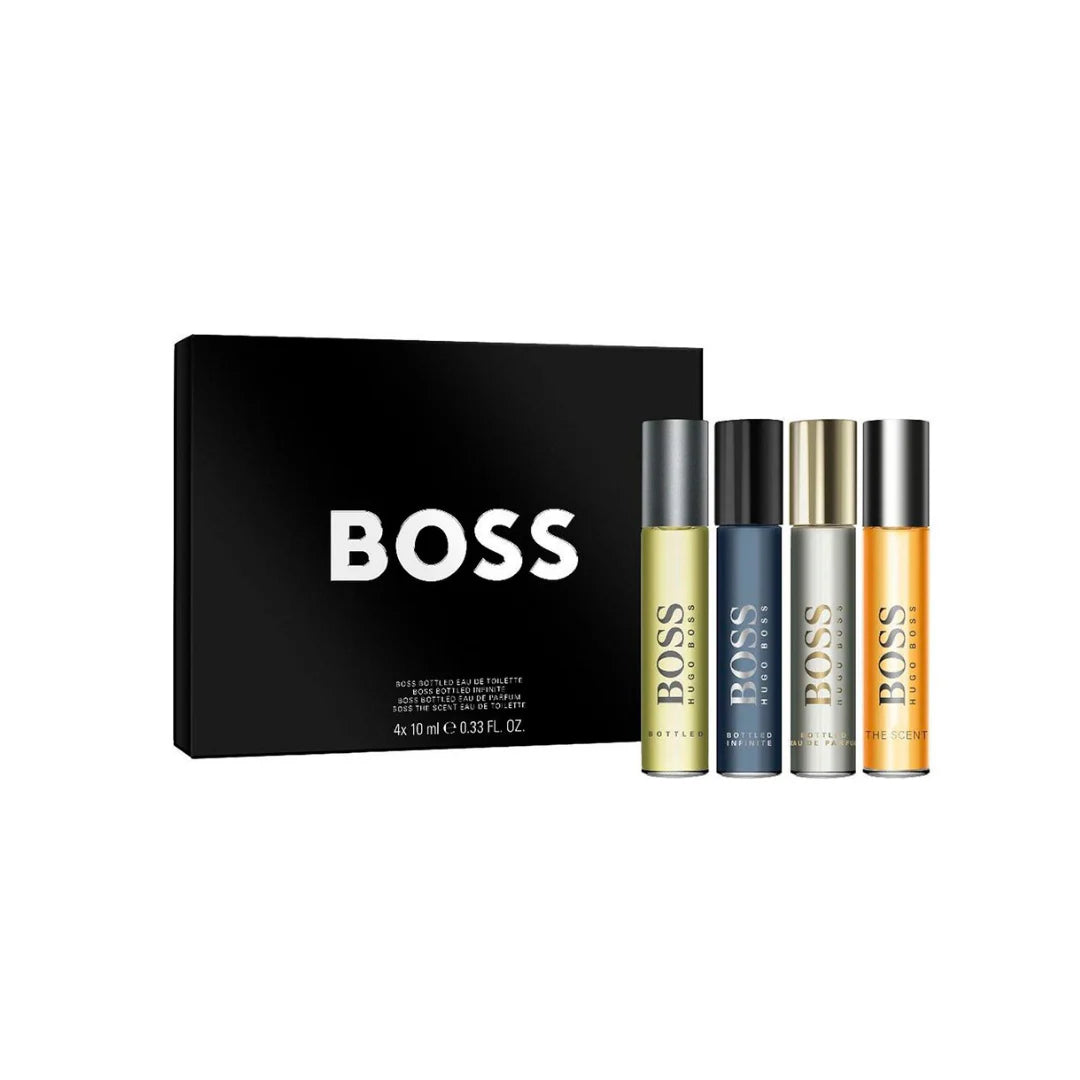 Hugo Boss Estuche 4x10 ml, Boss Bottled EDT+ Boss Bottled Infinite EDP+ Boss Bottled EDP+ Boss The Scent EDT