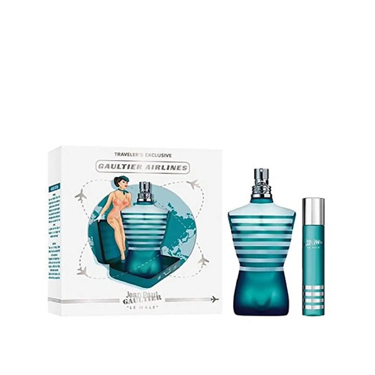 JEAN PAUL GAULTIER LE MALE EDT 125 ML / EDT 20 ML ESTUCHE HOMBRE