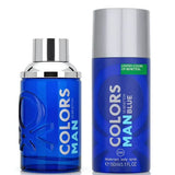 Benetton Colors Man Blue Estuche Edt 100 ml + Desodorante 150 ml HOMBRE