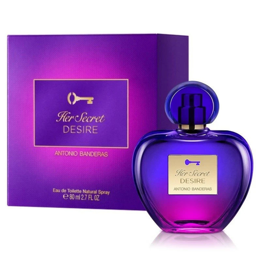 ANTONIO BANDERAS HER SECRET DESIRE 80ML EDT (M)