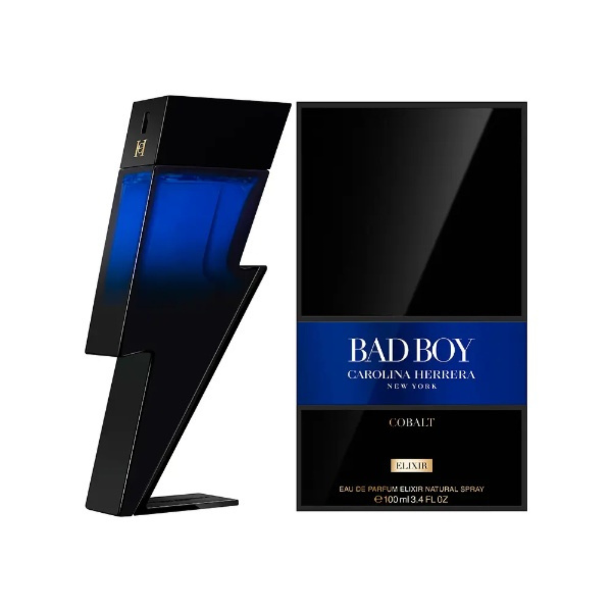 CAROLINA HERRERA BAD BOY COBALT ELIXIR 100 ML EDP (H)