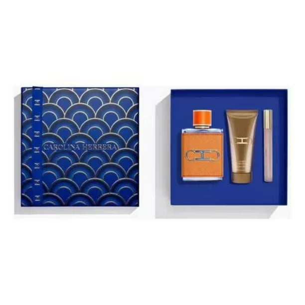 CAROLINA HERRERA PERFUME CH INSIGNIA LEATHER HOMBRE EDP 100 ML / 10 ML / SHAVE LOTION 100 ML ESTUCHE