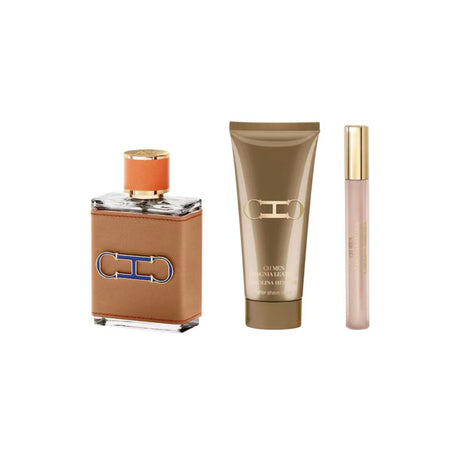 CAROLINA HERRERA PERFUME CH INSIGNIA LEATHER HOMBRE EDP 100 ML / 10 ML / SHAVE LOTION 100 ML ESTUCHE
