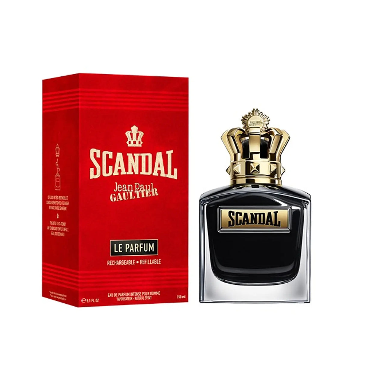 Jean Paul Gaultier Scandal Le Parfum Recargable Edp Intense 150 ml HOMBRE