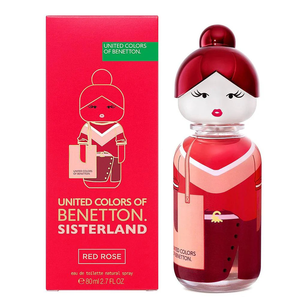 Benetton Sisterland Red Rose EDT 80 ml  MUJER