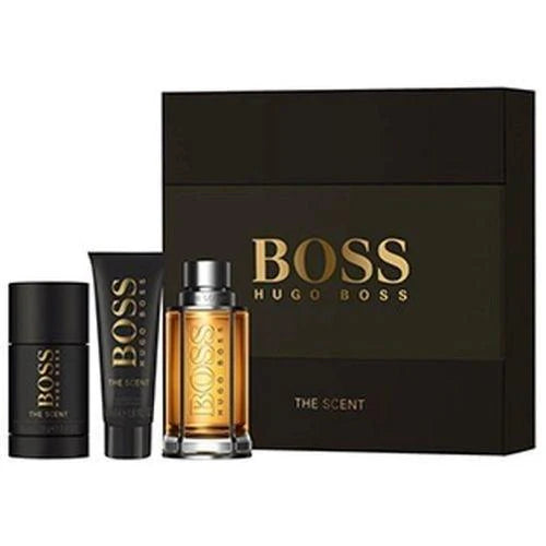 PERFUME BOSS THE SCENT VARON EDT 100 ML / PEN SPRAY 10 ML / SHOWER GEL 100 ML ESTUCHE